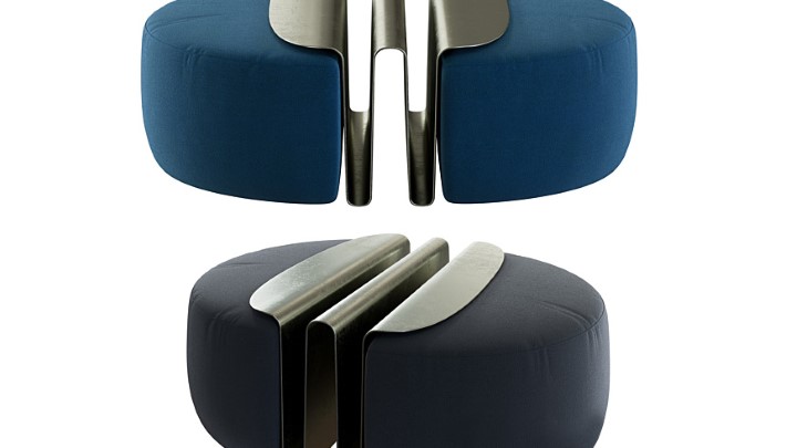 渲染模型_沙发凳078