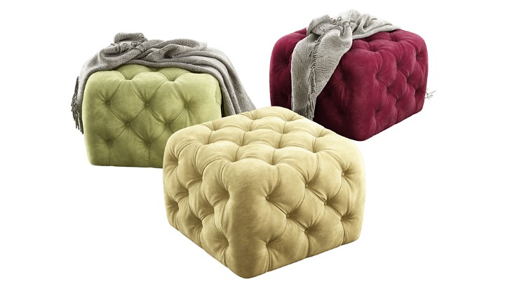 渲染模型_沙发凳084