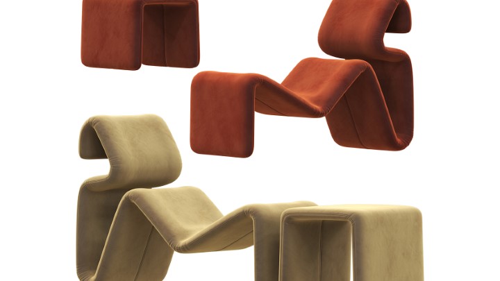 渲染模型_沙发椅304