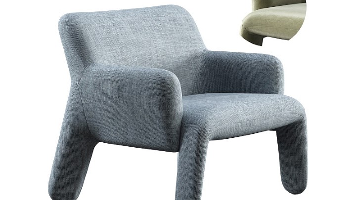 渲染模型_沙发椅381