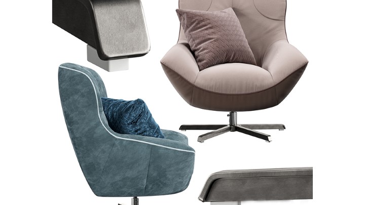 渲染模型_沙发椅490