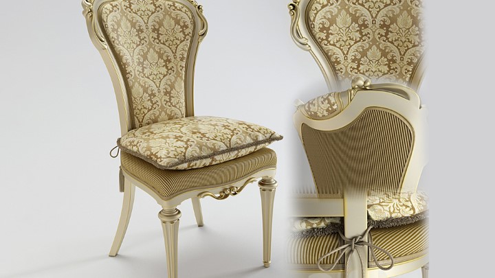 渲染模型_沙发椅493