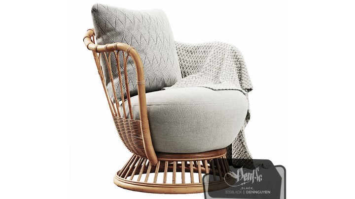 渲染模型_沙发椅552