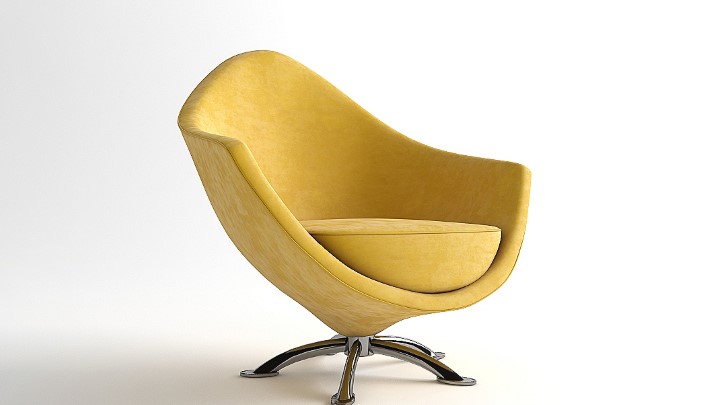 渲染模型_沙发椅590