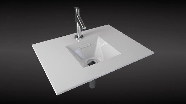 渲染模型_洗漱池075