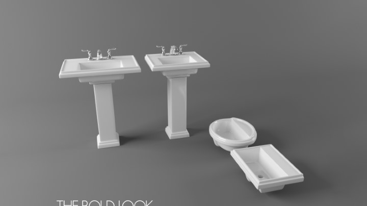 渲染模型_洗漱池076