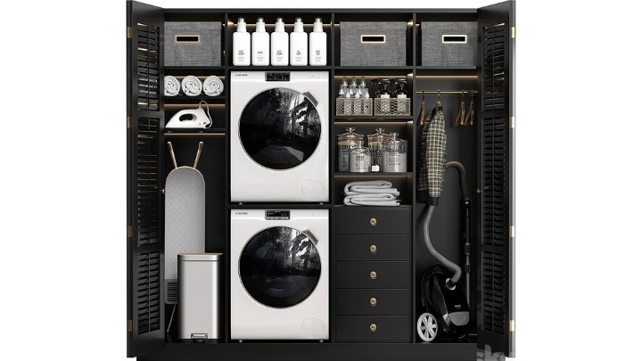 渲染模型_洗衣房006