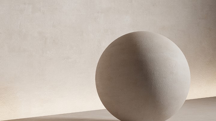 渲染模型_混凝土墙面003