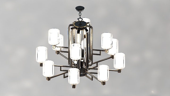 渲染模型_灯具1260