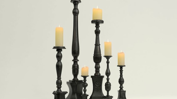 渲染模型_烛台078