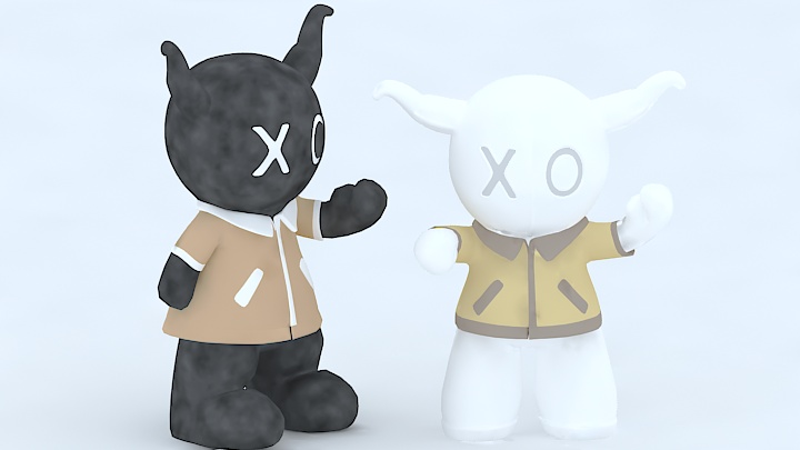 渲染模型_玩偶056