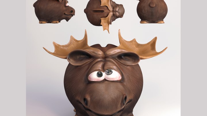 渲染模型_玩偶玩具004