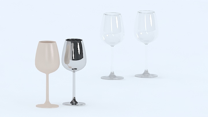 渲染模型_玻璃杯010