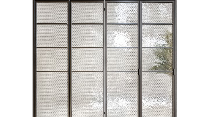 渲染模型_玻璃门016