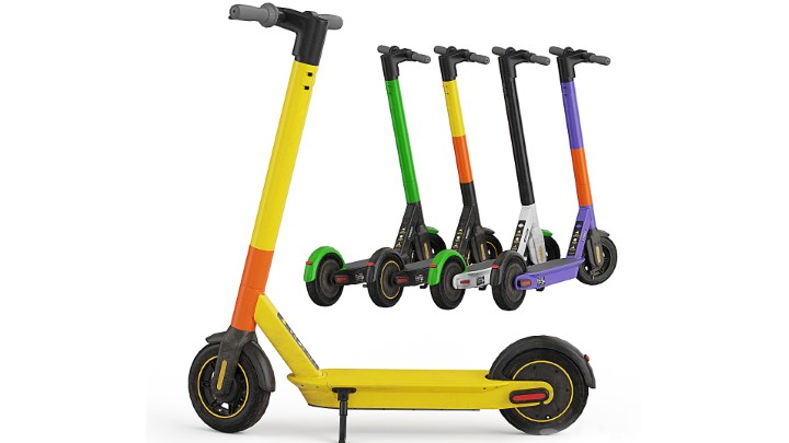 渲染模型_电动滑板车001