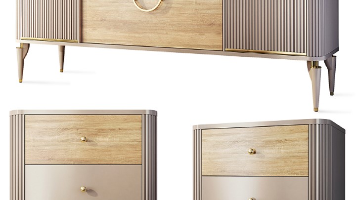 渲染模型_电视柜189