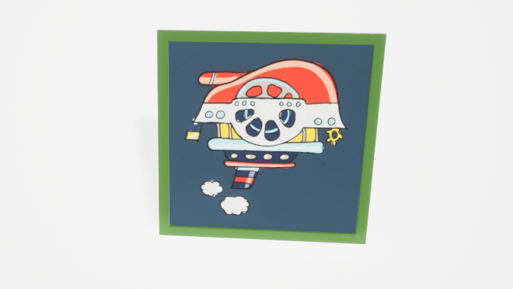 渲染模型_画框031