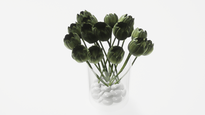 渲染模型_盆栽634