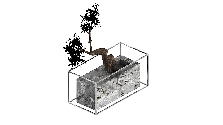 渲染模型_盆栽687