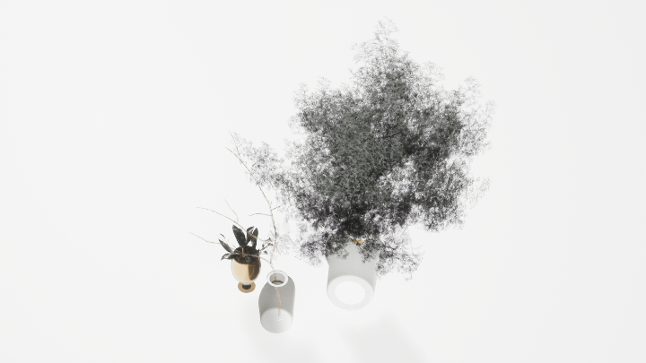 渲染模型_盆栽709