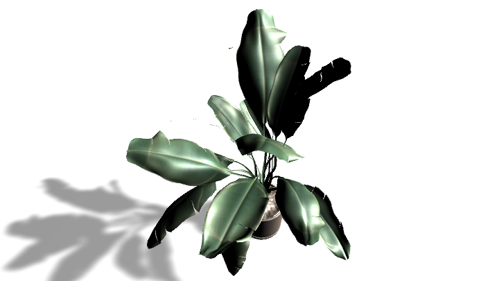 渲染模型_盆栽732