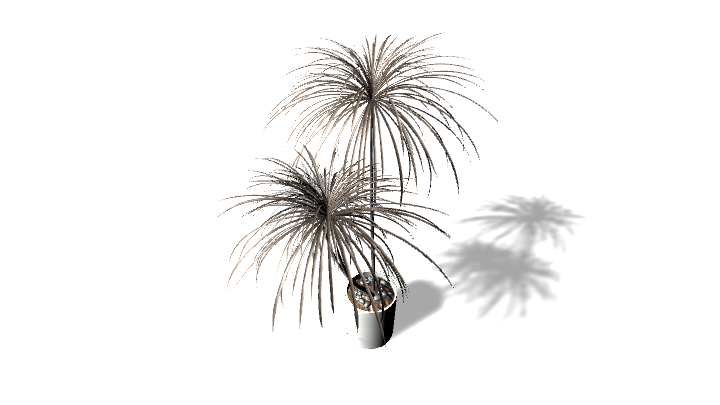 渲染模型_盆栽742