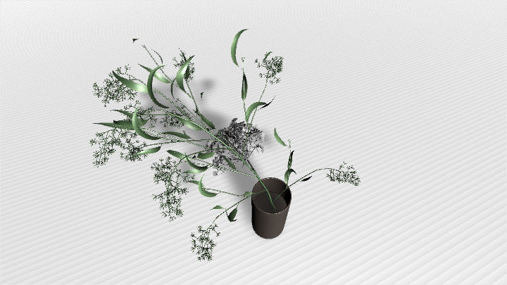 渲染模型_盆栽751