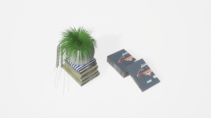 渲染模型_盆栽796