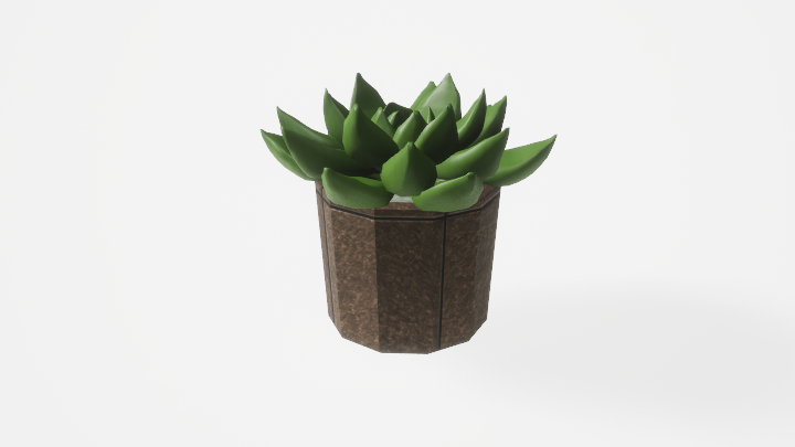 渲染模型_盆栽799