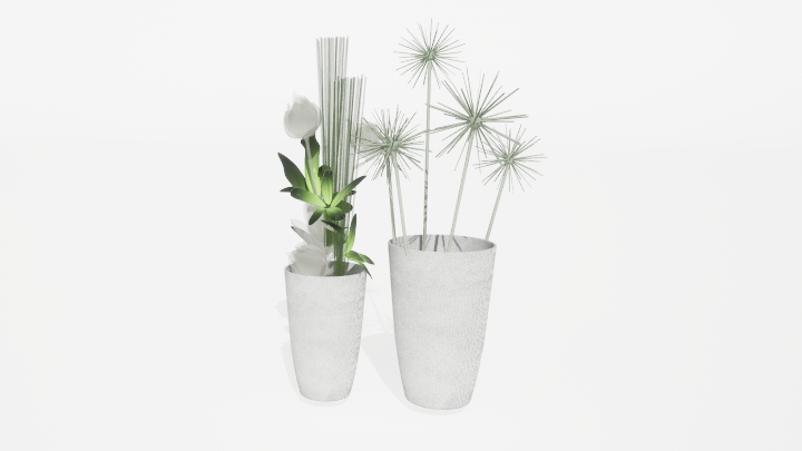 渲染模型_盆栽847