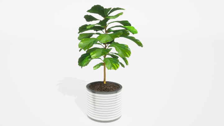 渲染模型_盆栽绿植404