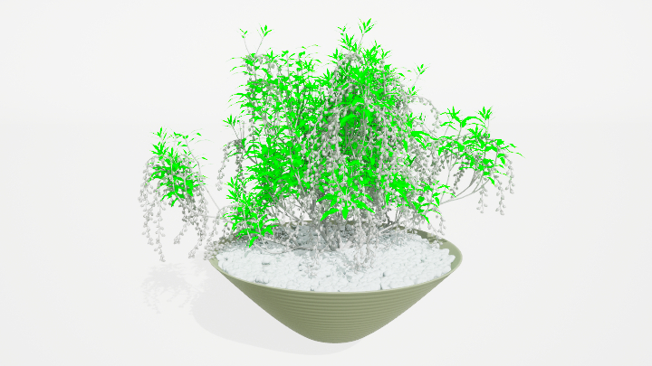 渲染模型_盆栽绿植425