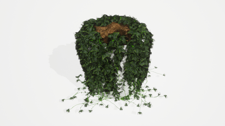 渲染模型_盆栽绿植438