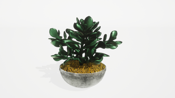 渲染模型_盆栽绿植453