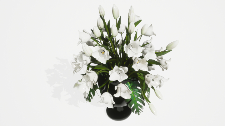 渲染模型_盆栽绿植480