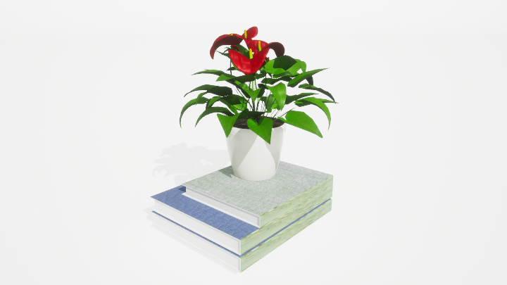 渲染模型_盆栽绿植495