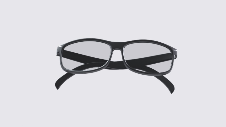 渲染模型_眼镜015