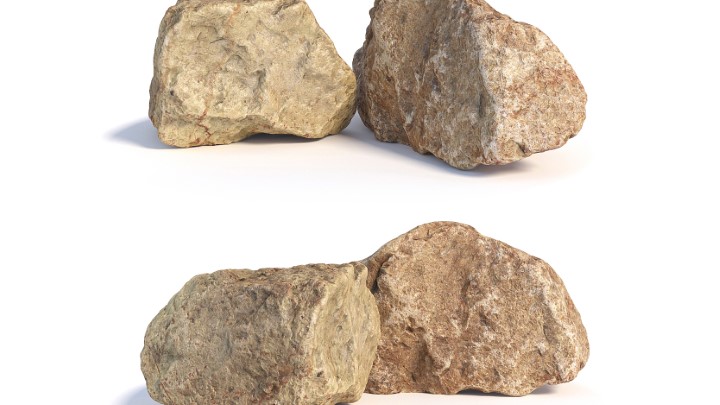 渲染模型_石头027