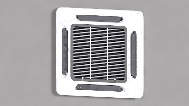 渲染模型_空调出风口025