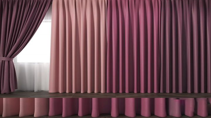 渲染模型_窗帘744