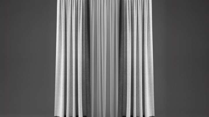 渲染模型_窗帘747