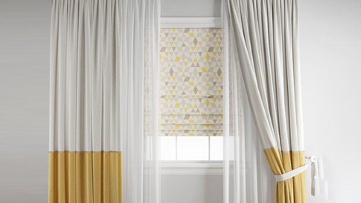 渲染模型_窗帘764