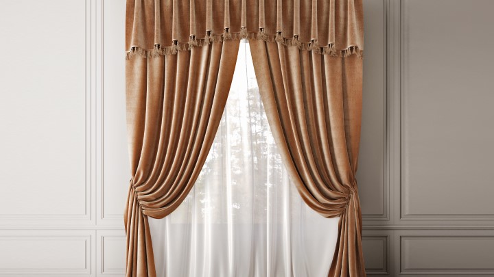 渲染模型_窗帘767