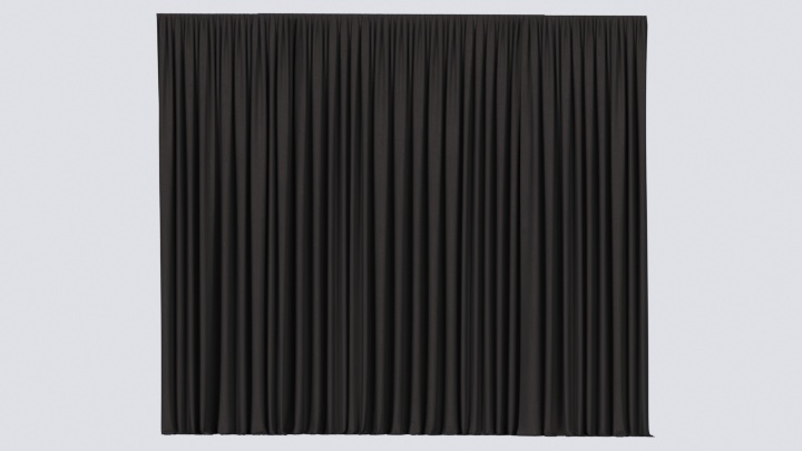 渲染模型_窗帘789