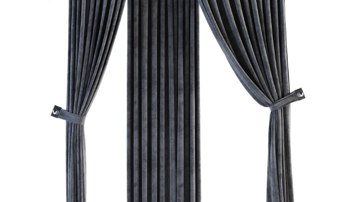 渲染模型_窗帘850