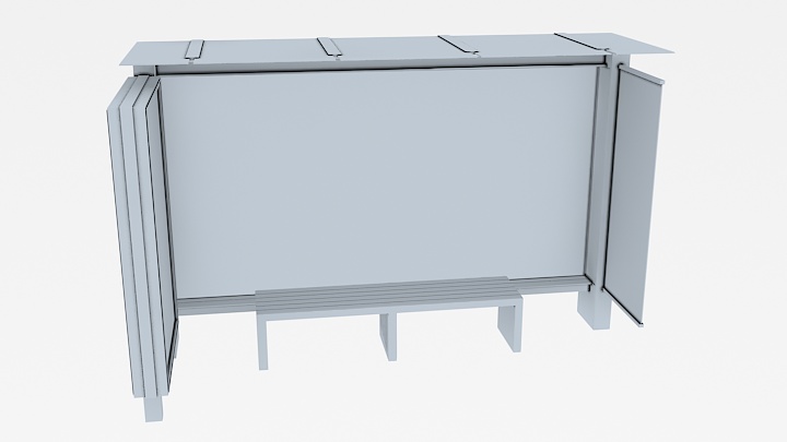 渲染模型_站台004