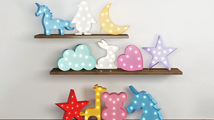 渲染模型_童灯套装001