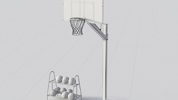 渲染模型_篮球场003