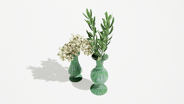 渲染模型_绿植盆栽585