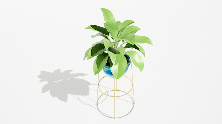 渲染模型_绿植盆栽589